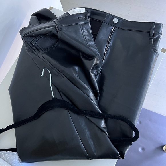 Melina Vegan Leather Pant by Wilfred (Aritzia) - Black - Picture 6 of 6